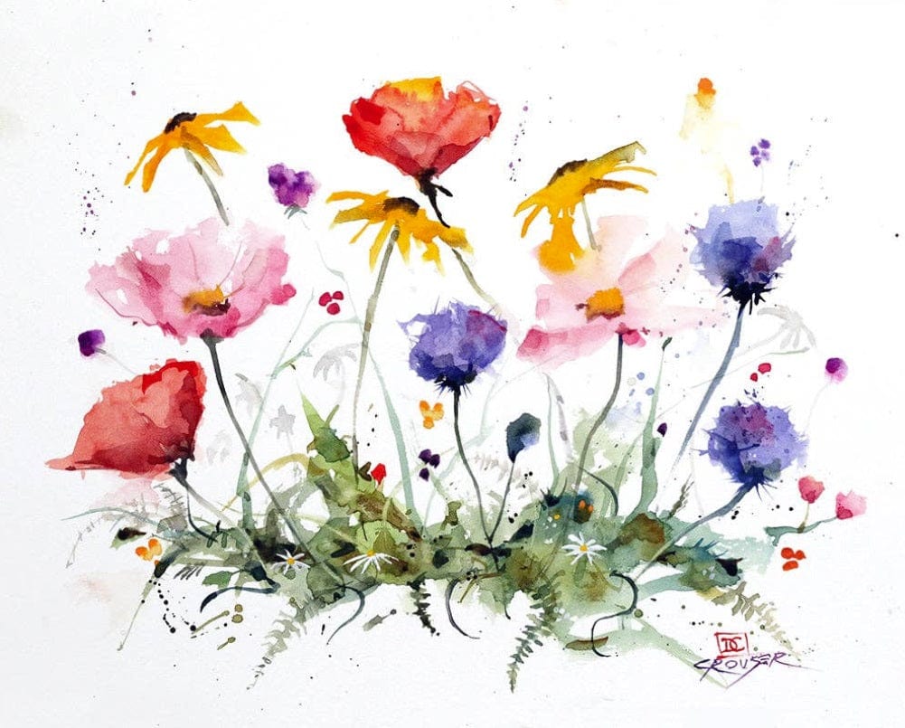 Dean Crouser Cards Gift Cards Poppies Greeting Cards - Wildflowers