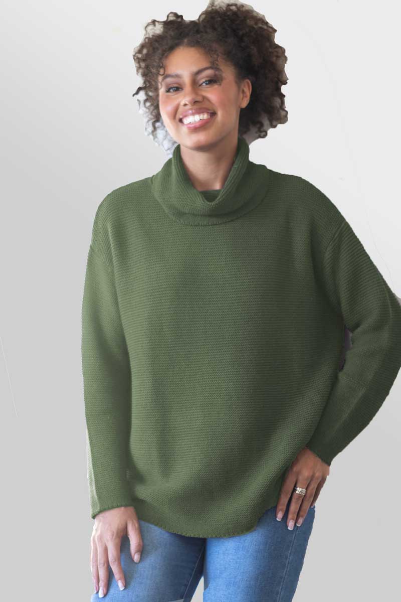 Echo Verde Women&#39;s Sweater Organic Cotton Sweater - Dog Walker