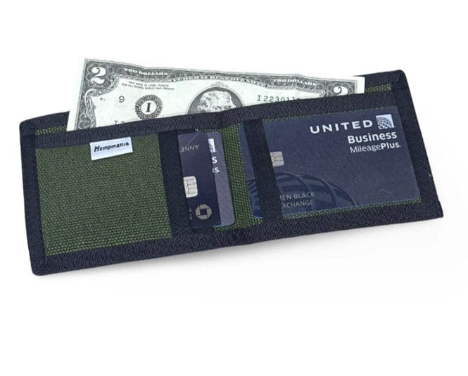 Hemp Slim Bifold Wallet W110