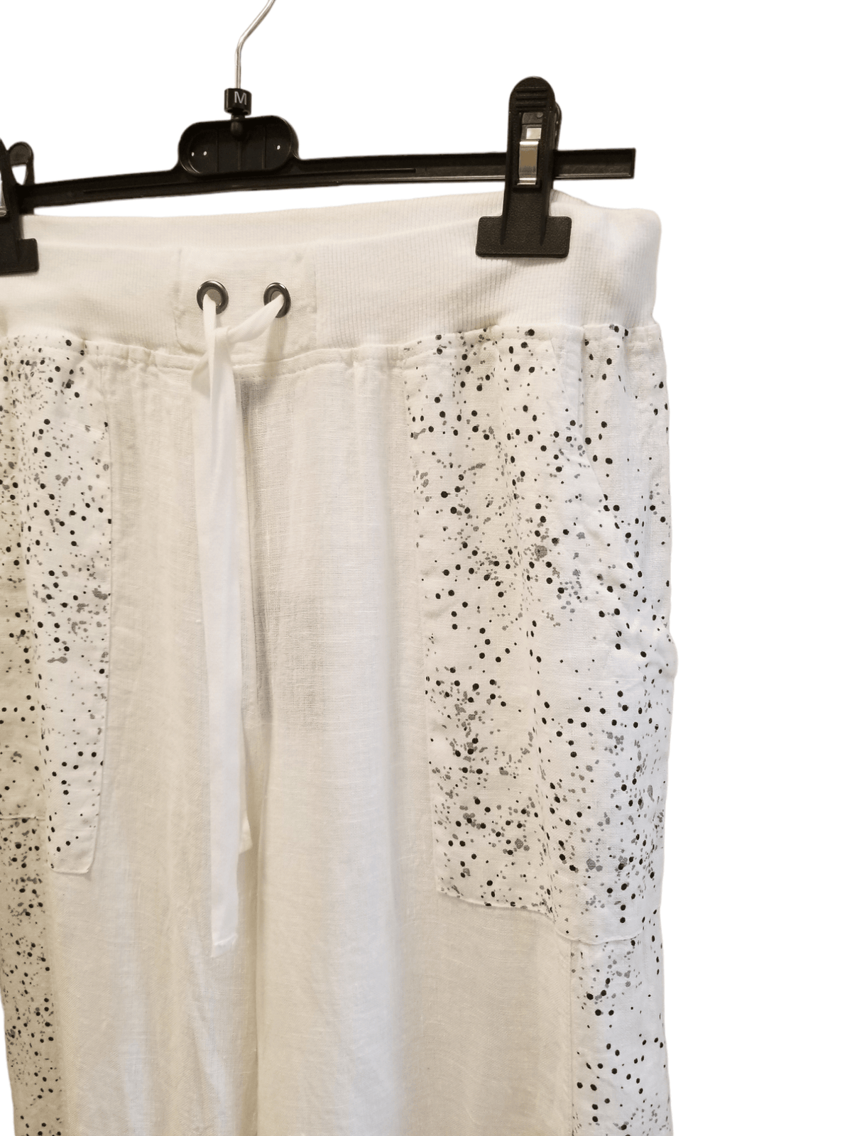 Inizio Women&#39;s Pants Linen Pants from Inizio - Dots