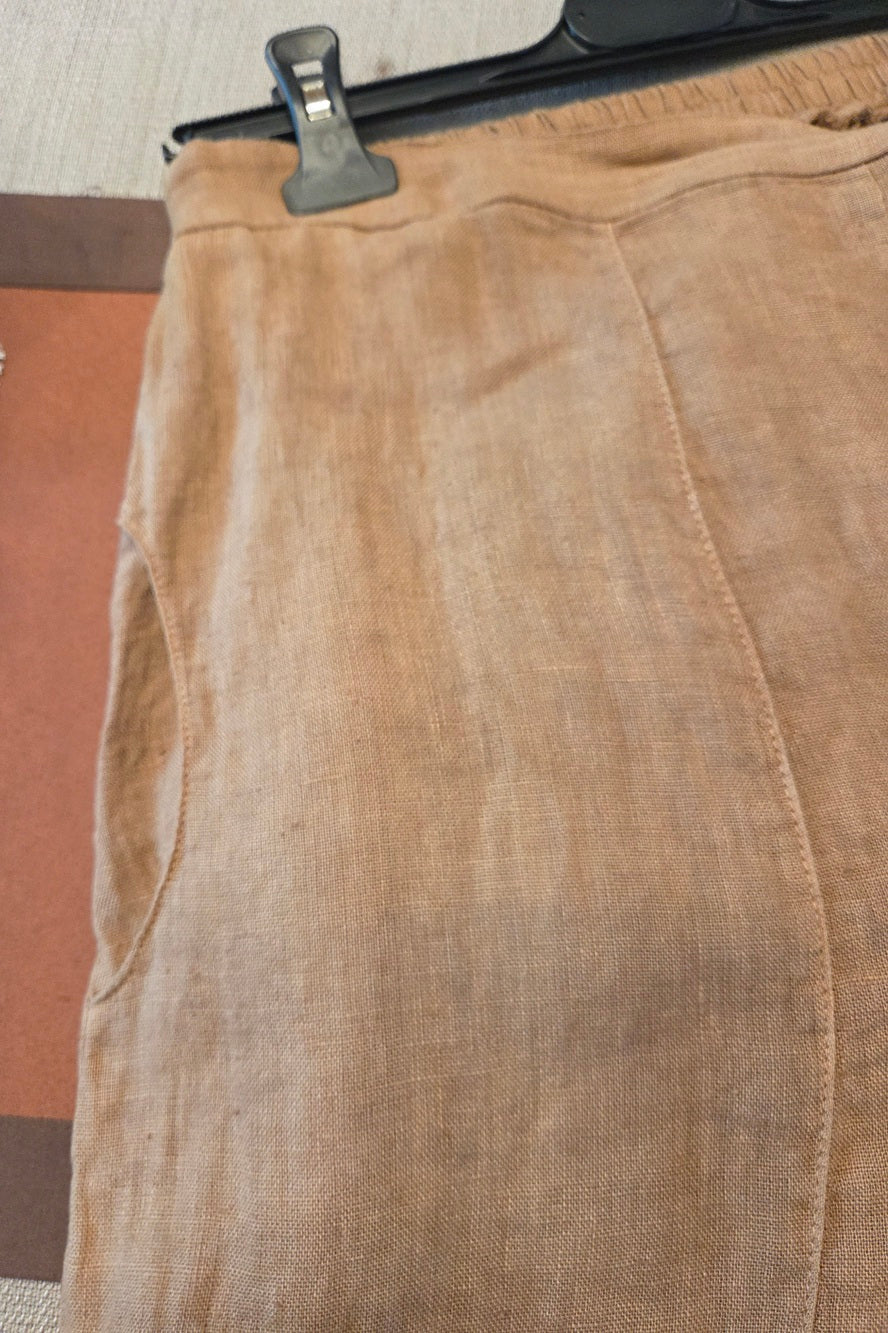 Linen Pants from Inizio with insets