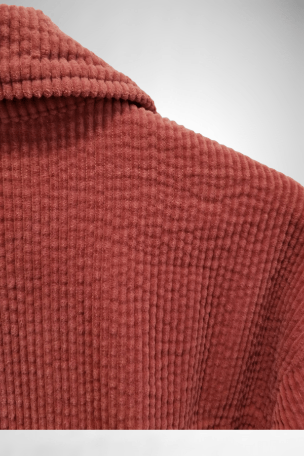 Kleen Women's Jacket Marsala / XS Corduroy Buttoned Jacket - cotton