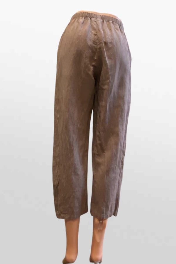 Kleen Women&#39;s Long Sleeve Top Linen Blend Tapper Pant