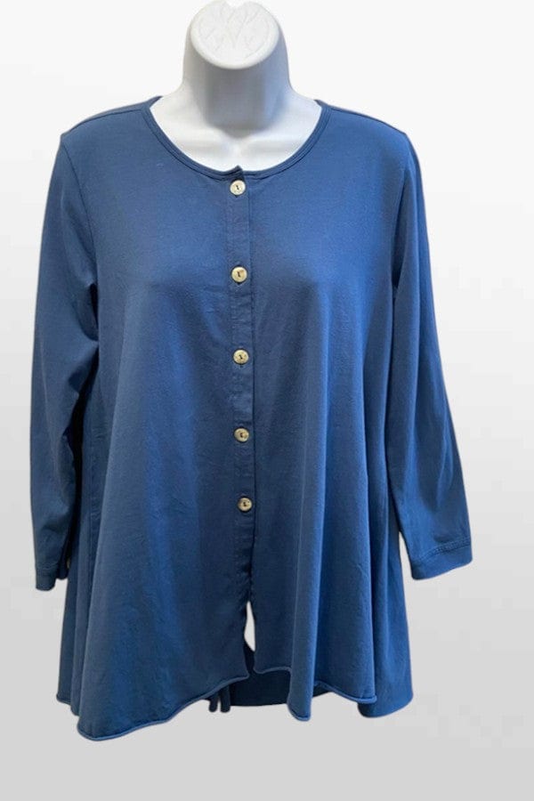 Kleen Women&#39;s Long Sleeve Top Navy / XS Long Sleeve Point Shirt