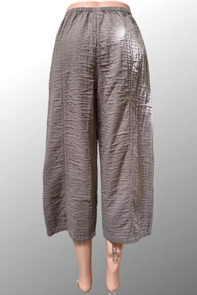 Kleen Women's Pants Wide Cropped Cotton Pants