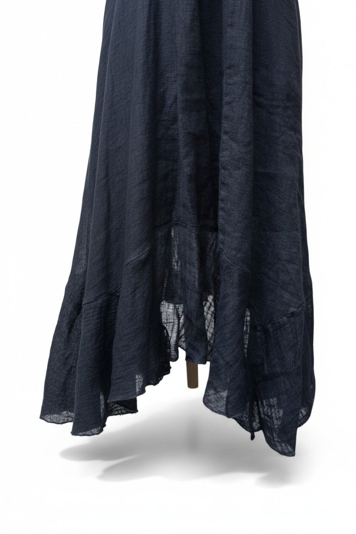 Magic with Lace, Inizio Italian Linen Dress - Lyric with 3/4 sleeve