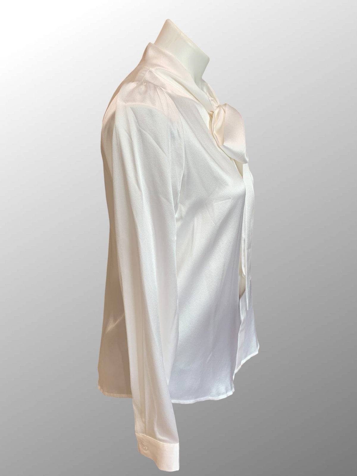 Lily Silk Women&#39;s Long Sleeve Top Silk Bow or Tie Blouse