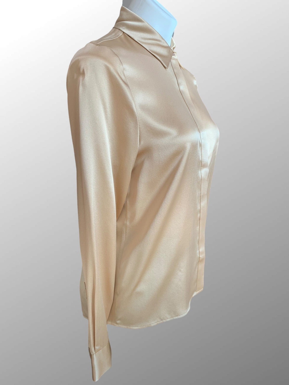 Lily Silk Women&#39;s Long Sleeve Top Silk Long Sleeve Shirt