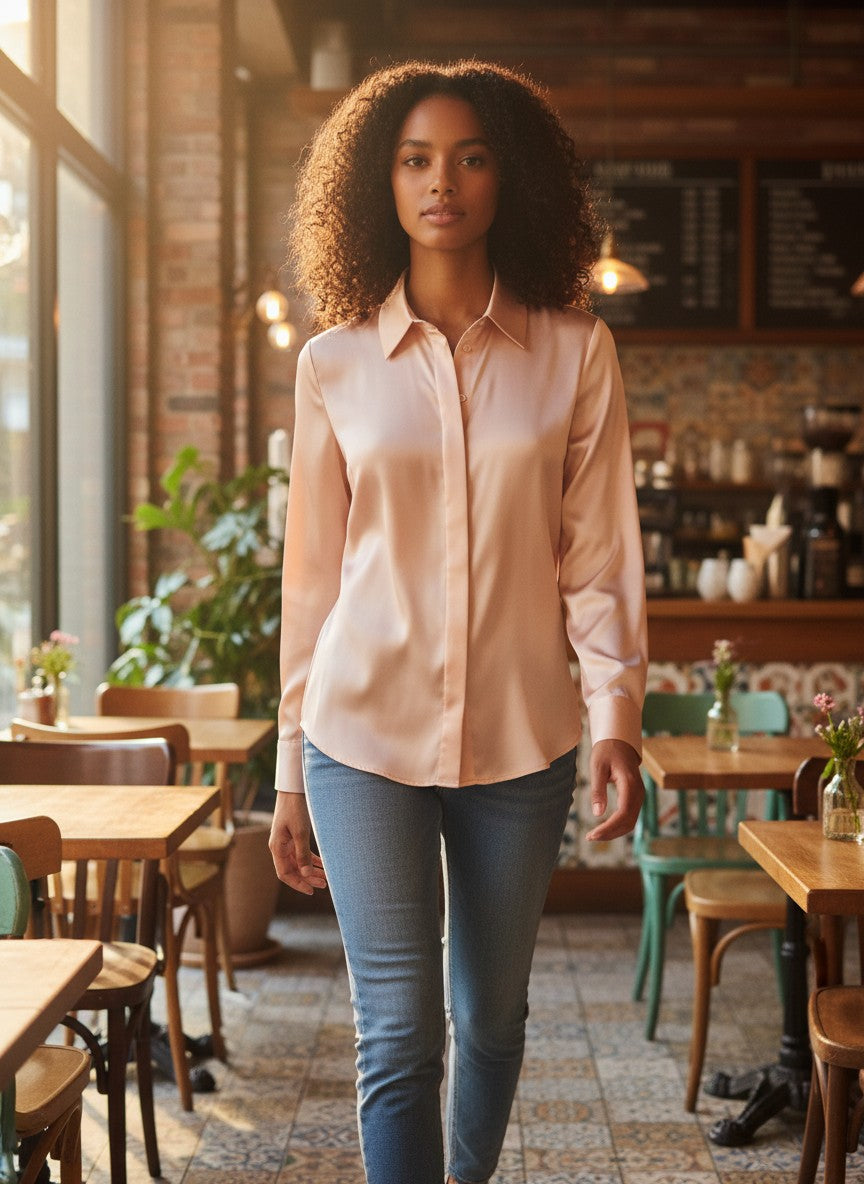 Silk Shirt- Long Sleeve