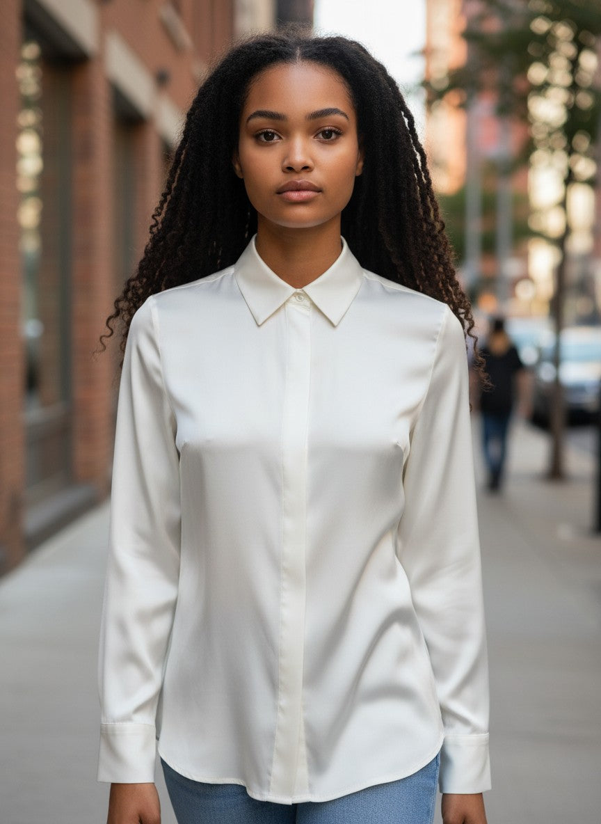 Silk Shirt- Long Sleeve