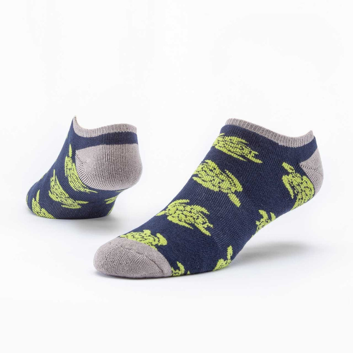 Maggie&#39;s Unisex Socks Turtle / 9-11 Med Footie Socks - printed