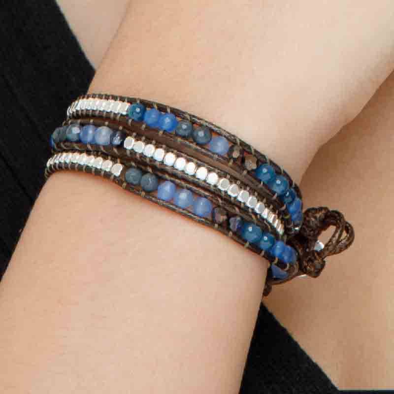 Marquet Jewelry Beaded Wrap Bracelet - Minna