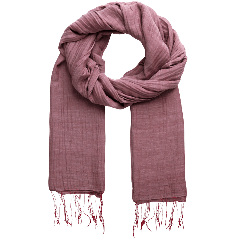 Marquet Scarf Purple Silk and Cotton Shawl