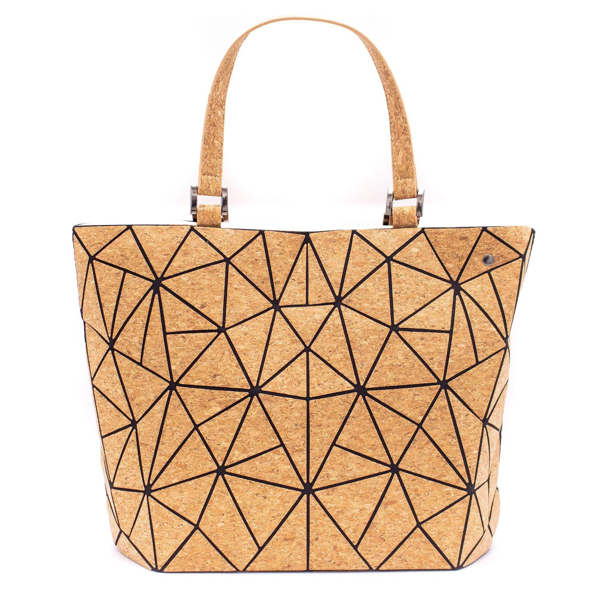 Meninas Bonitas Cork Cross-road, Geometric Cork Handbag for Women BAG-2207