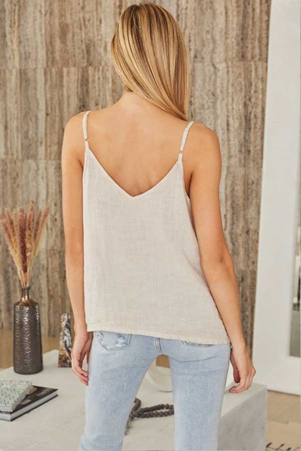 Kaikas Organic Cotton Cami - Upland Road