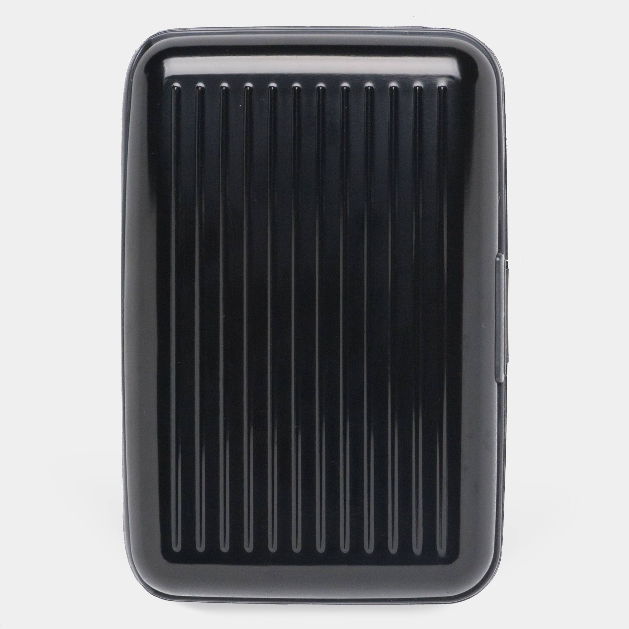 Monarque Black Solid Armored Wallet