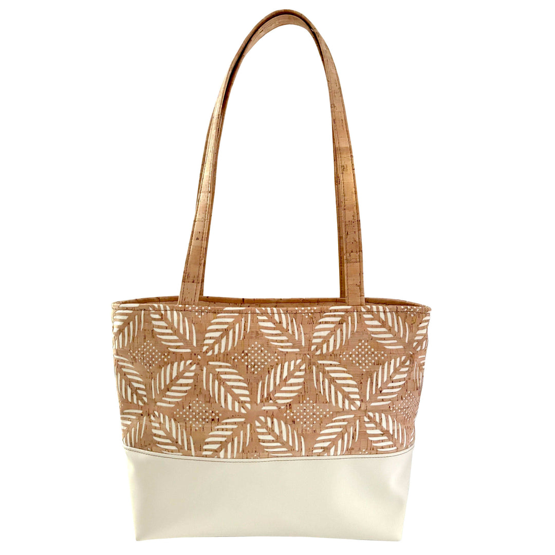 Natalie Therese Tote Bag | Small | Die Cut Palm Cork