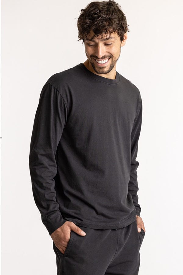 Organic Long Sleeve Crew Tee Unisex - Natural Clothing Company