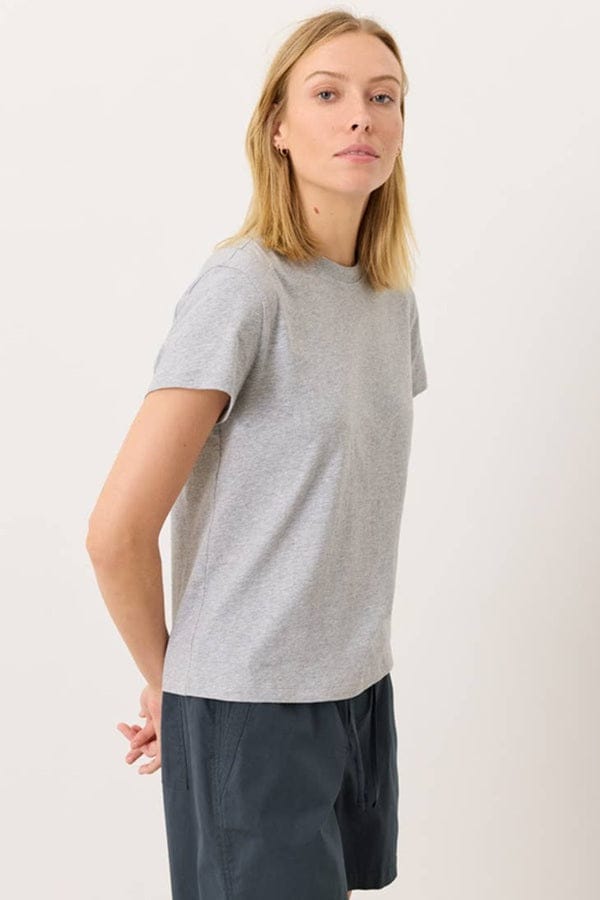 Women's Softspun Essential Crewneck Tee: Cream / Small - Natural Clothing Company