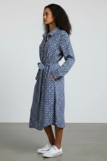 Light Cotton Summer Dress - printed