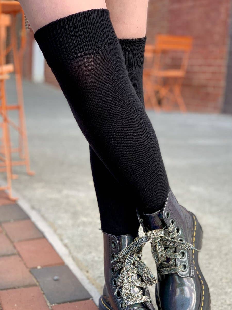 Eco Friendly Over the Knee Socks - Natural Clothing Company