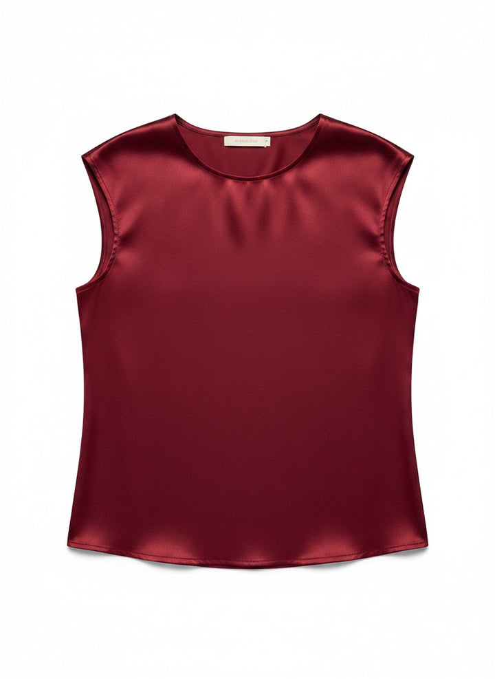 Silk Short Sleeve Blouse