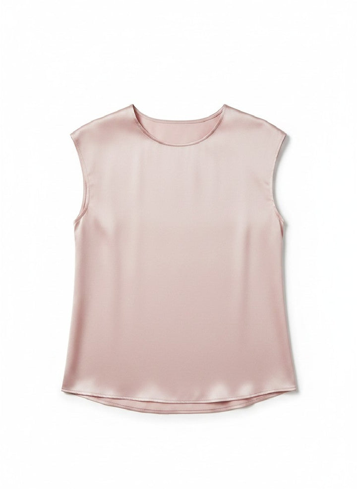 Silk Short Sleeve Blouse