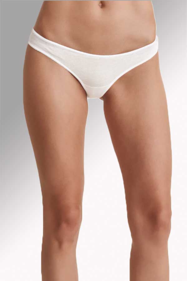 Skin Women&#39;s Underwear White / S Organic Cotton Bikini