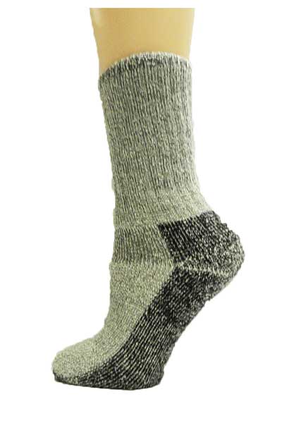 Maggie's Unisex Socks Grey-Green / 9-11 (women) Organic Wool Crew Socks - medium weight