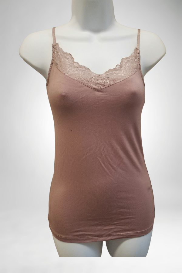 SoyaConcept Cami Rosewood / XL Lace Camisole - Marica