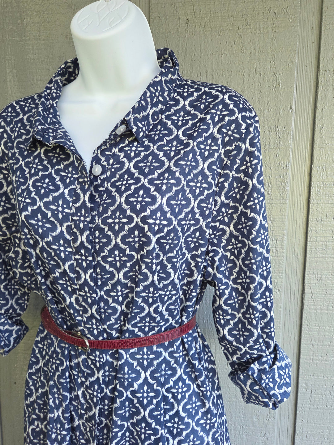 Light Cotton Summer Dress - printed