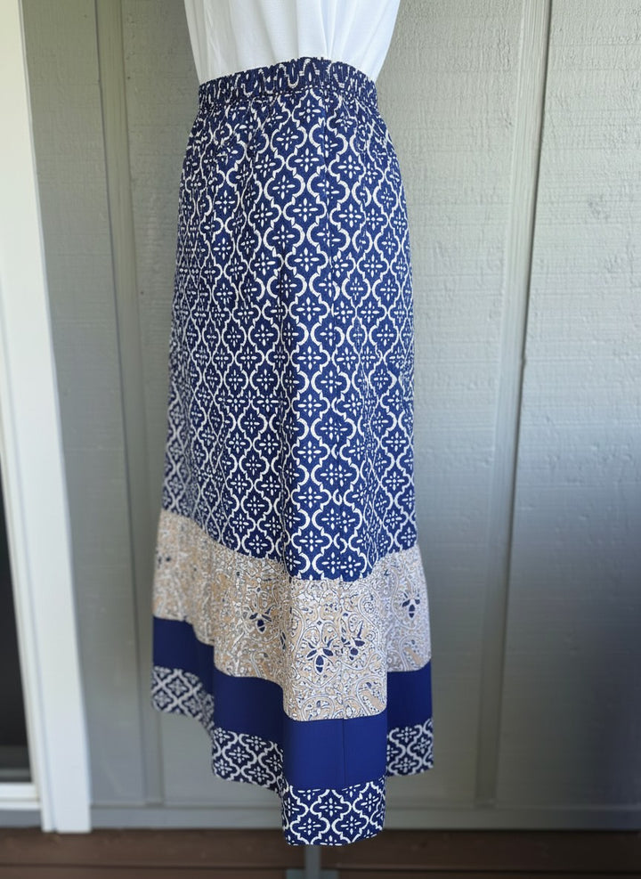 Light Cotton Summer skirt - printed