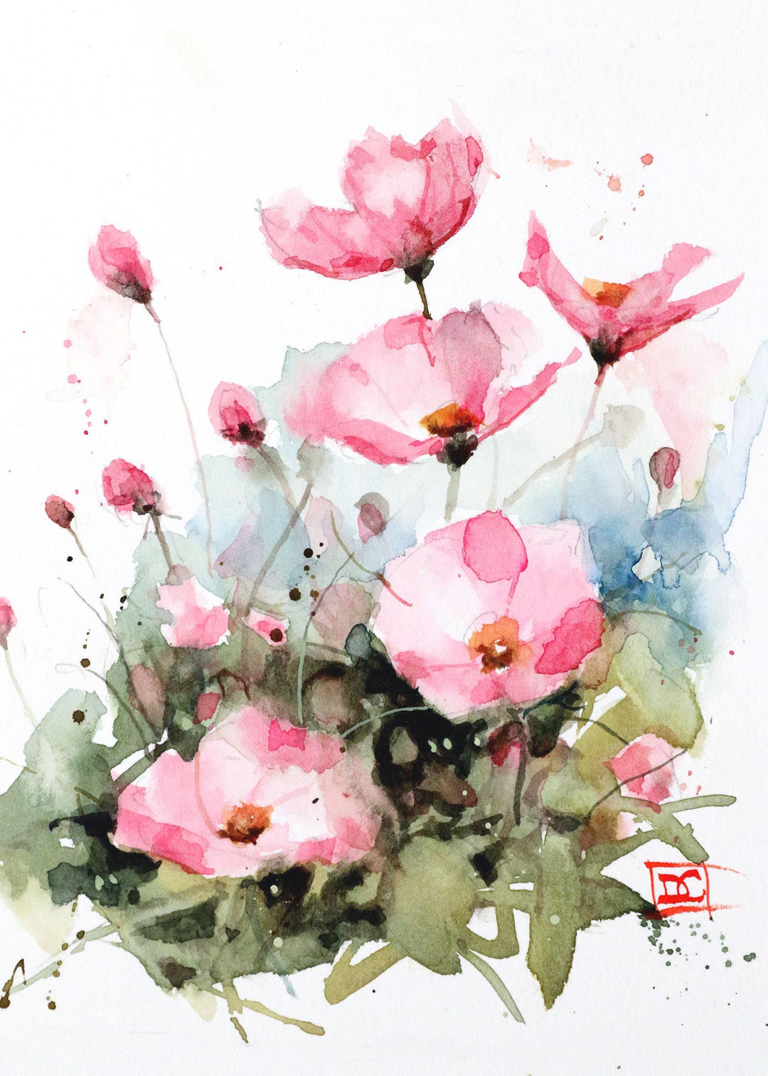 Artful Greeting Cards - Wildflowers - Natural Clothing Company