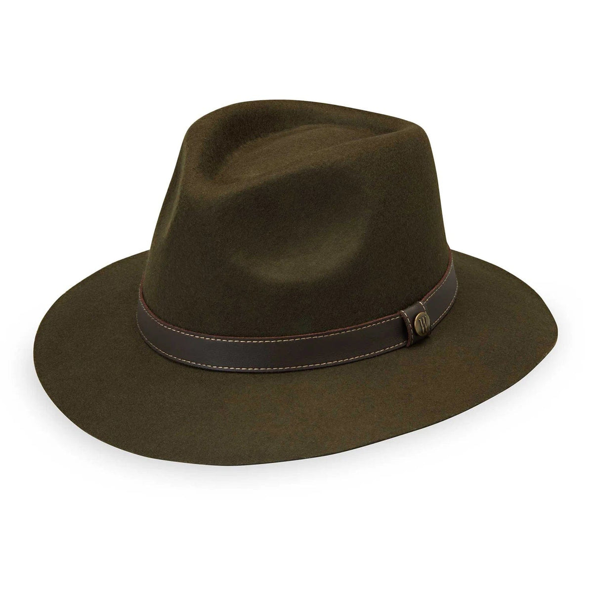 Wallaroo Hat Company Hat unisex M (59cm) / Olive Men&#39;s Wool Hat - Durango