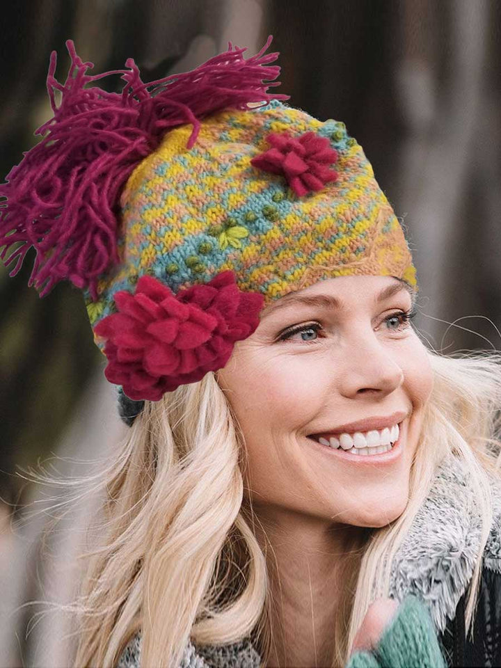 Wool Hat from Icelandic Design - pom-pom - Natural Clothing Company