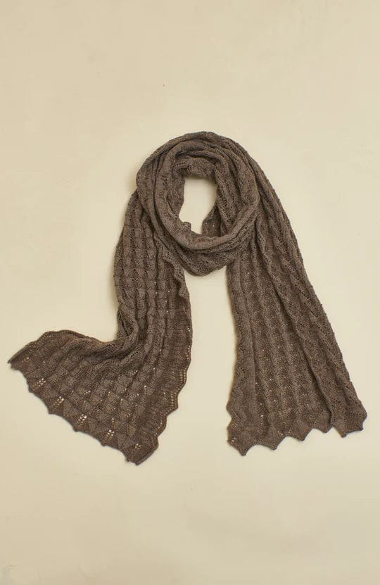 Wuaman Scarf Taupe / one size Alpaca Scarf - Penelope