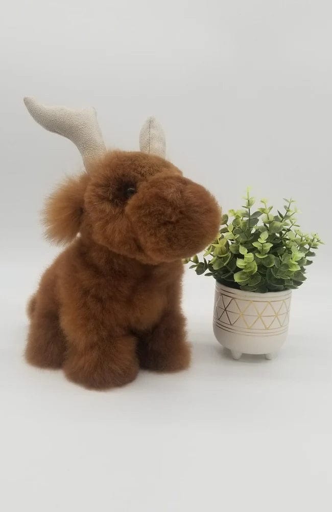 Wuaman Toy Moose Alpaca Stuffed Animal - Moose