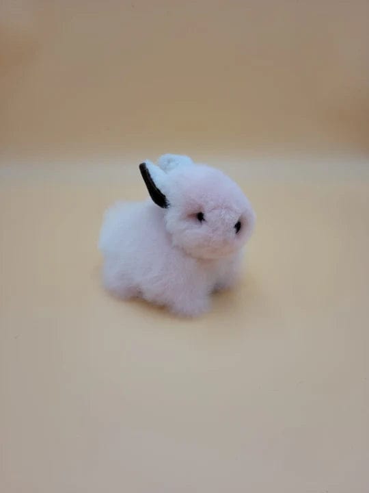 Wuaman Toy White Bunny Alpaca Stuffed Animal - Bunny