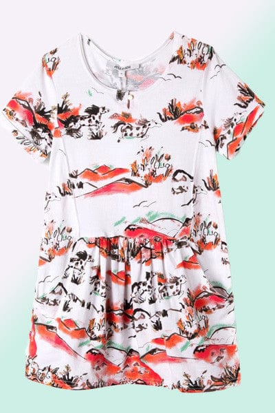 Organic Cotton Dress Annabelle - kids 3 to 6 y.o. - Natural Clothing Company