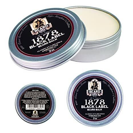 Beard &amp; Bates Hair Care Beard and Mustache Finishing Balm - 1878 Black Label