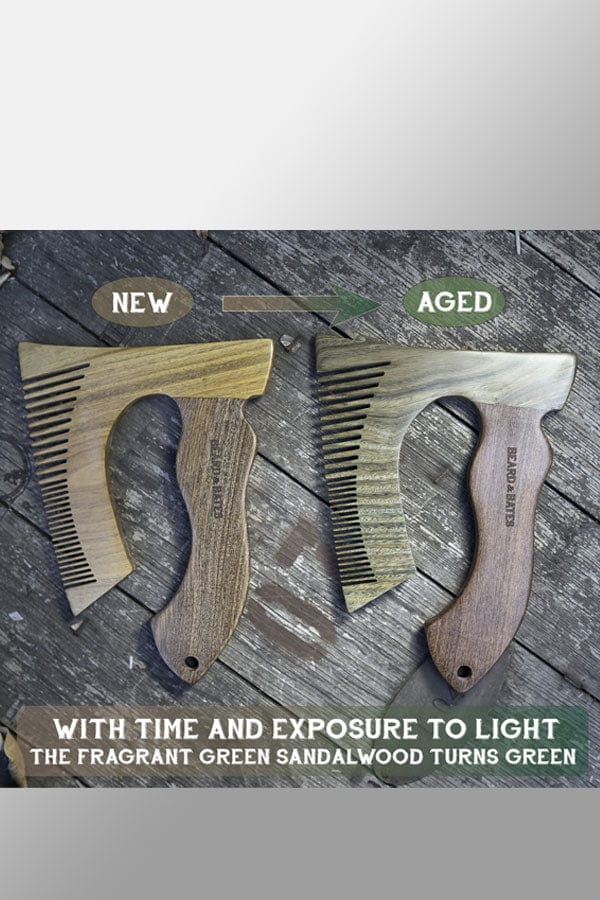 Beard &amp; Bates Hair care Beard Grooming Comb - Woodsman Axe