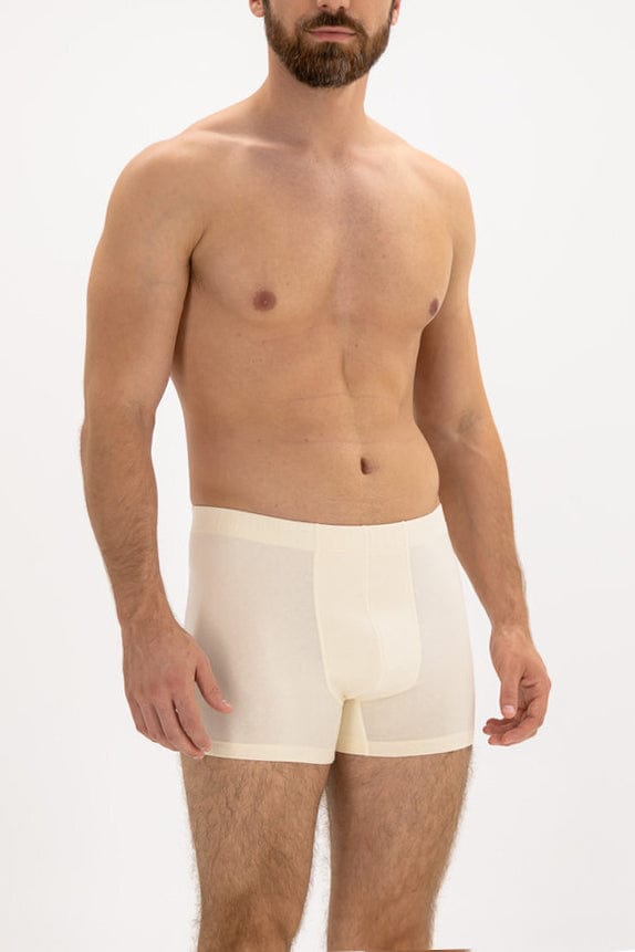 Bgreen Men&#39;s Underwear Men&#39;s Organic Cotton Trunks with Covered Elastic (no L)