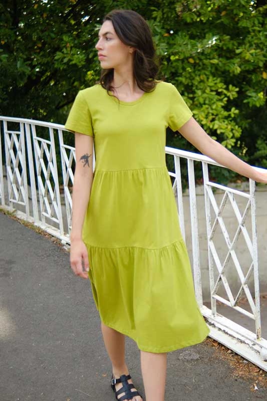 Bibico Women's Dress Organic Jersey Dress - Maya
