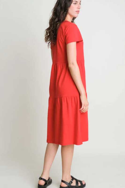 Bibico Women&#39;s Dress Pistachio / XL Organic Jersey Dress - Maya