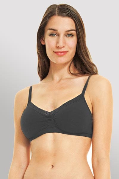 Courage Plunge Neck Wrap Over Sports Bra in Black