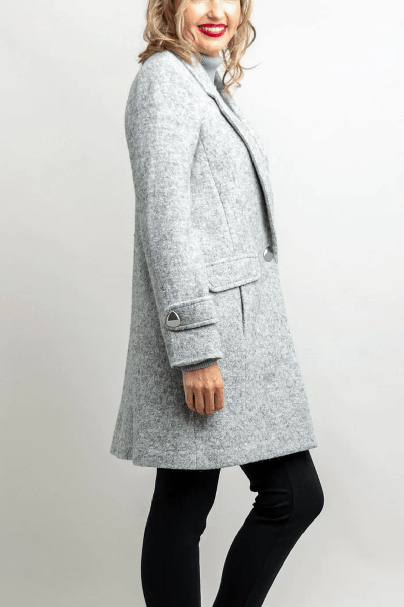 Boiled wool 2025 blazer womens