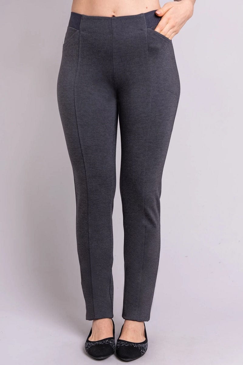 Blue Sky Women's Pants Granite / S Women's Modal Long Pants - Nadia