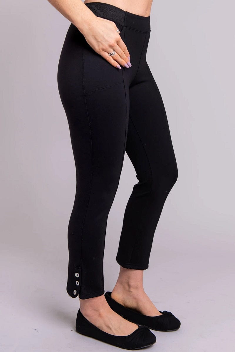 Blue Sky Women's Pants Granite / S Women's Modal Ankle Pants - Nadine