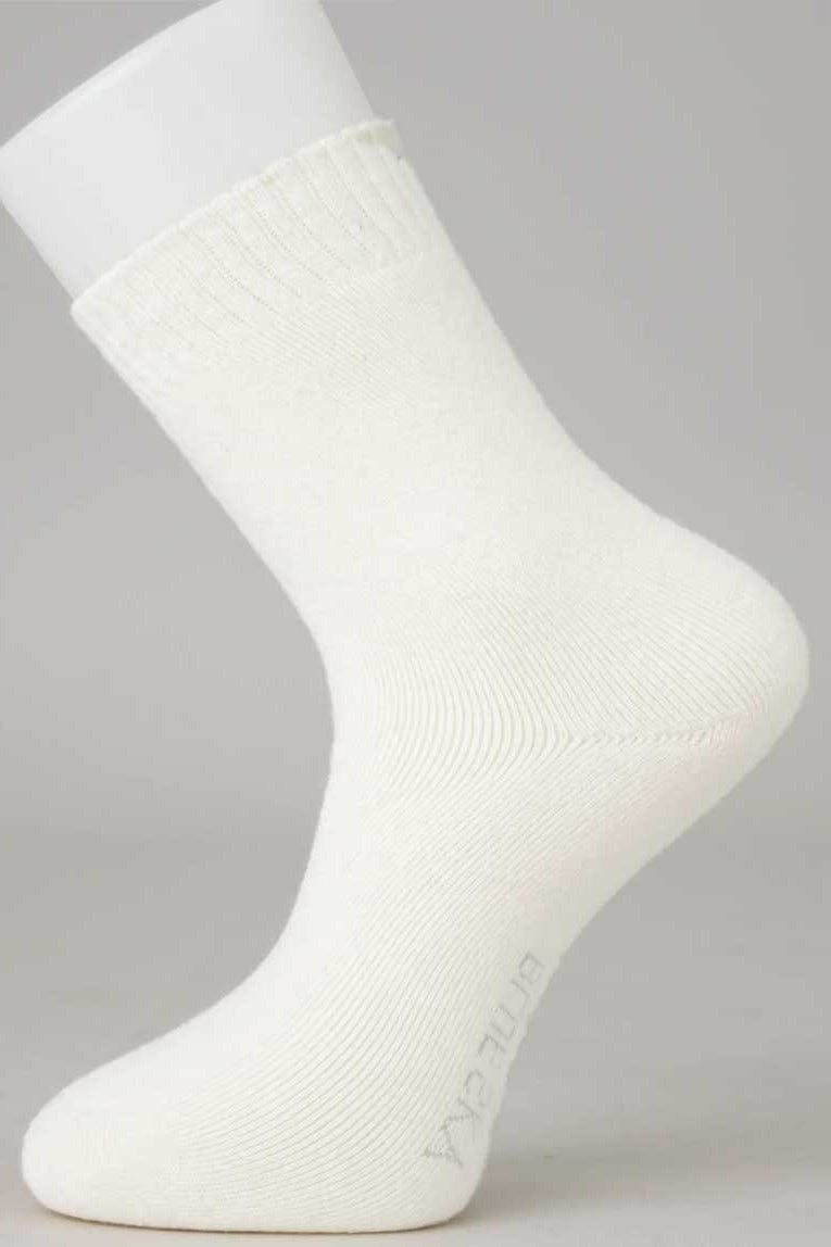 Blue Sky Women's Socks White / L Men's Socks - Merino Wool