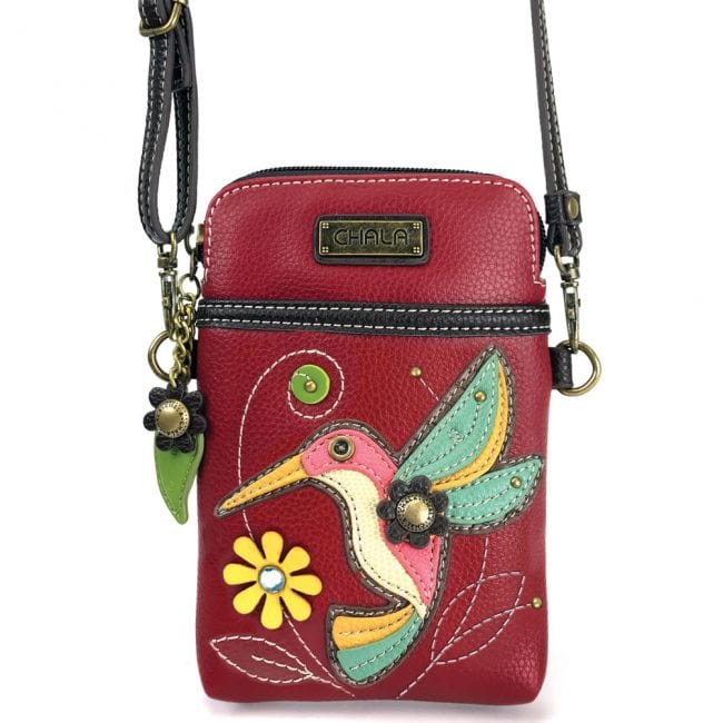 Vegan Leather Phone Purse - Cross Body Vertical - Natural Clothing